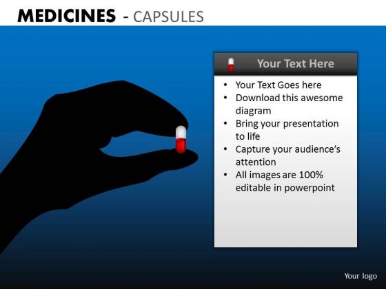 Pop A Pill Medicines PowerPoint Slides And Templates