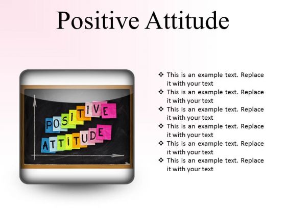 Positive Attitude Education PowerPoint Presentation Slides S