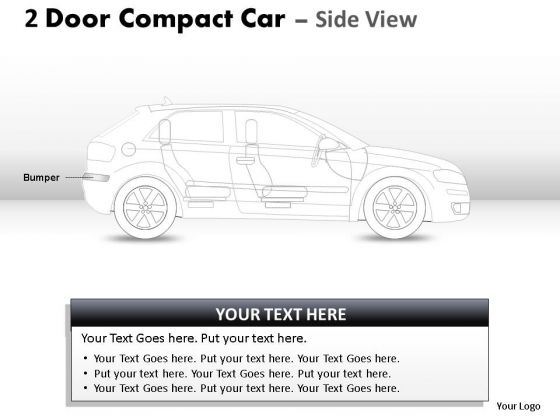 Power 2 Door Blue Car Side PowerPoint Slides And Ppt Diagram Templates