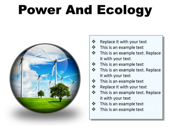 Power And Ecology Nature PowerPoint Presentation Slides C