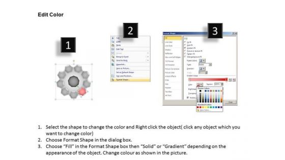 PowerPoint Backgrounds Business Hub And Spokes Process Ppt Design