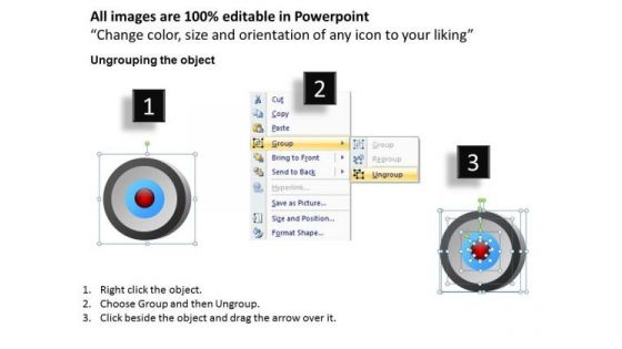 PowerPoint Backgrounds Company Teamwork Core Diagram Ppt Slides