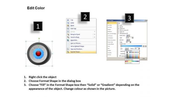 PowerPoint Backgrounds Company Teamwork Core Diagram Ppt Slides