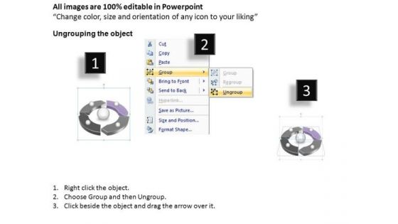 PowerPoint Backgrounds Diagram Circular Process Ppt Template