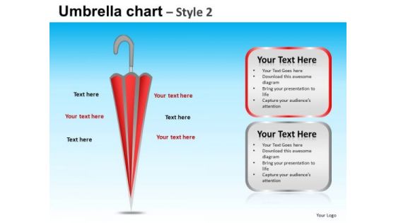 PowerPoint Backgrounds Executive Growth Vision Umbrella Chart Ppt Themes