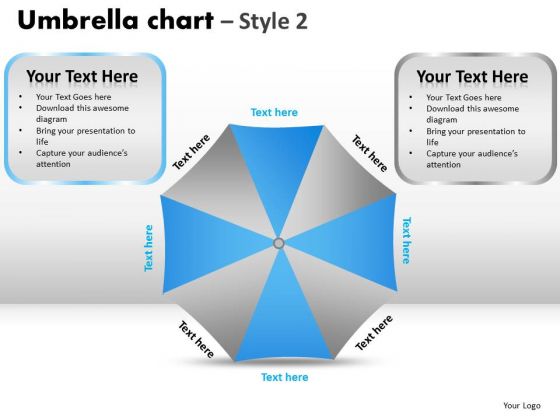 PowerPoint Backgrounds Global Umbrella Chart Ppt Template