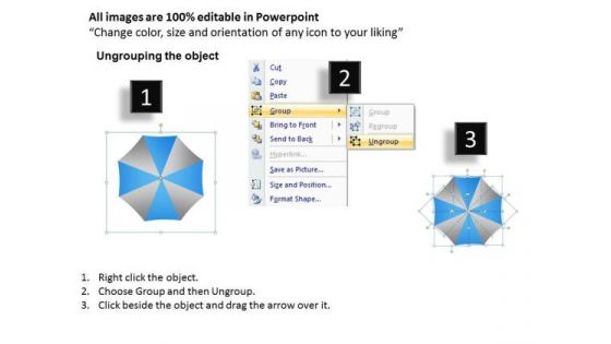 PowerPoint Backgrounds Global Umbrella Chart Ppt Template
