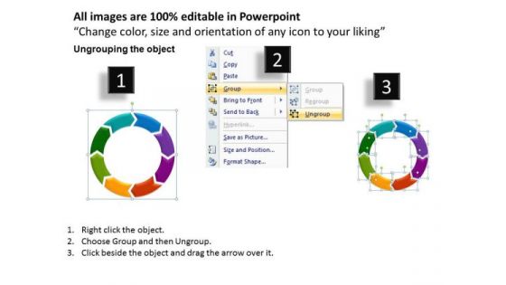PowerPoint Backgrounds Graphic Cycle Diagram Ppt Process