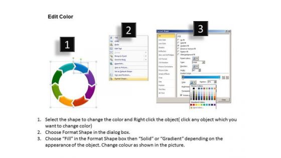 PowerPoint Backgrounds Graphic Cycle Diagram Ppt Process