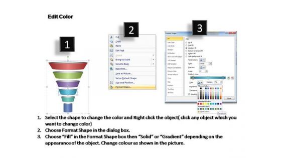 PowerPoint Backgrounds Graphic Funnel Diagram Ppt Theme