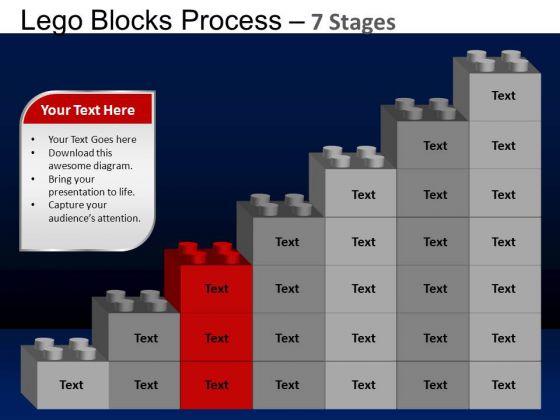 PowerPoint Backgrounds Graphic Lego Blocks Ppt Theme