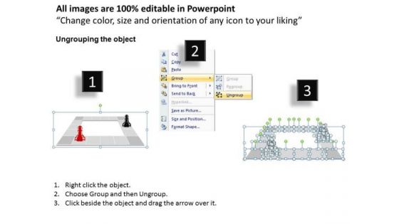PowerPoint Backgrounds Growth Chess Pawn Ppt Theme