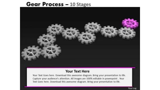 PowerPoint Backgrounds Growth Gears Process Ppt Designs
