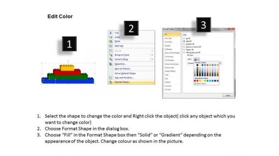 PowerPoint Backgrounds Lego Blocks Education Ppt Design