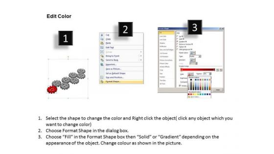 PowerPoint Backgrounds Sales Gears Process Ppt Slides