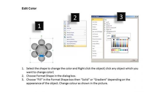 PowerPoint Backgrounds Strategy Venn Diagram Ppt Template