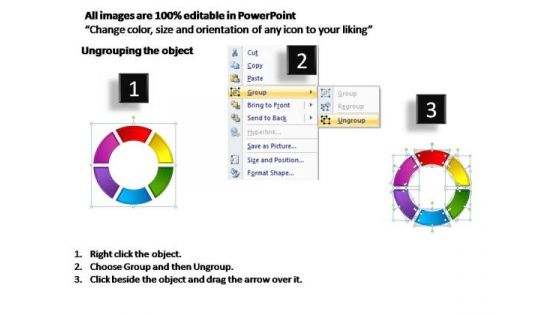 PowerPoint Backgrounds Teamwork Circular Process Ppt Design