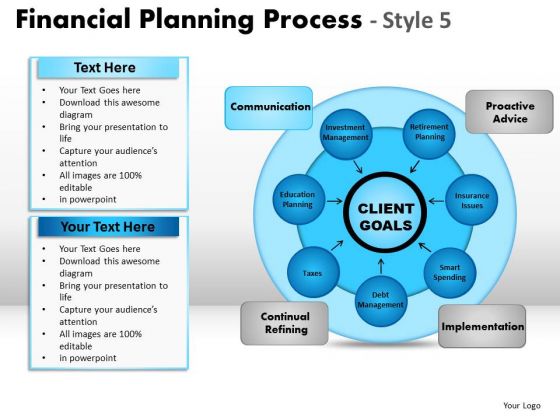 PowerPoint Backgrounds Teamwork Financial Planning Ppt Slide