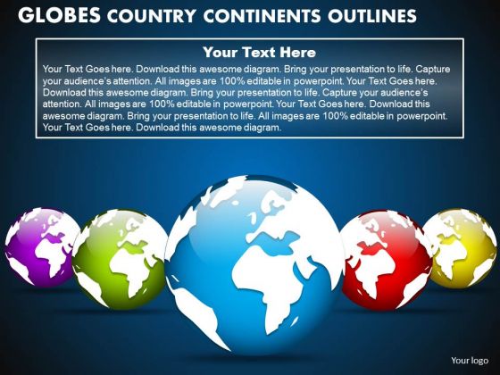 PowerPoint Backgrounds Teamwork Globes Country Ppt Design Slides