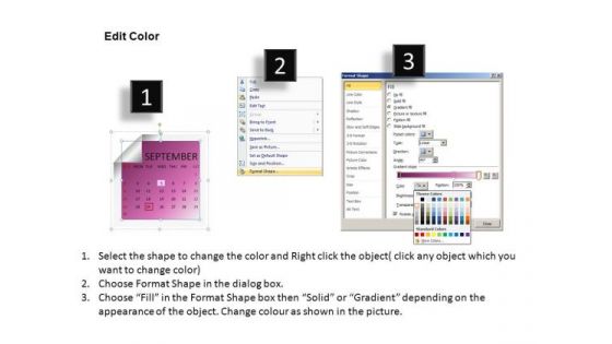 PowerPoint Calendar September 2012