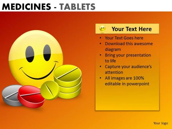 PowerPoint Design Business Competition Mission Medicine Tablets Ppt Themes