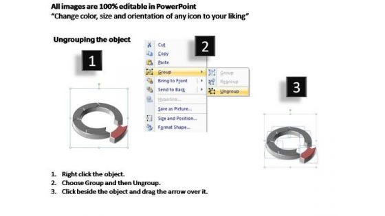 PowerPoint Design Diagram Components Of Circular Ppt Slide