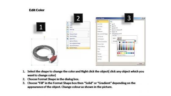 PowerPoint Design Diagram Components Of Circular Ppt Slide