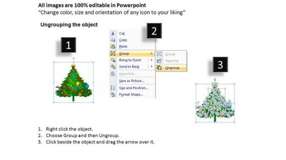 PowerPoint Design Diagram Merry Christmas Ppt Slides