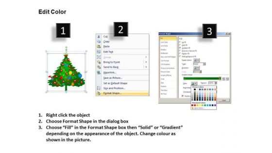 PowerPoint Design Diagram Merry Christmas Ppt Slides