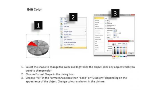 PowerPoint Design Editable Circular Ppt Template