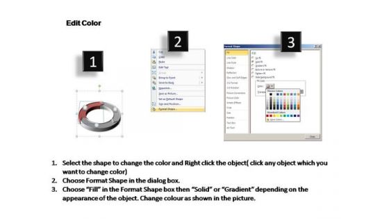 PowerPoint Design Education Circular Process Ppt Templates