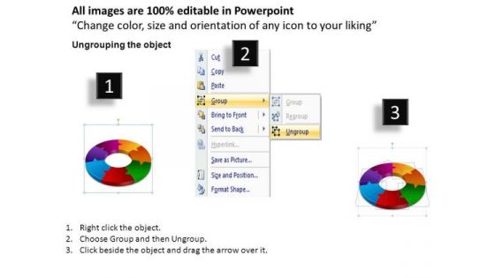PowerPoint Design Graphic Circular Chart Ppt Slide