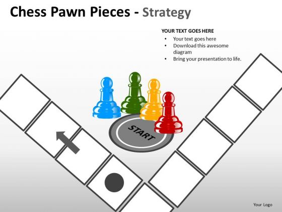 PowerPoint Design Growth Chess Pawn Ppt Slidelayout