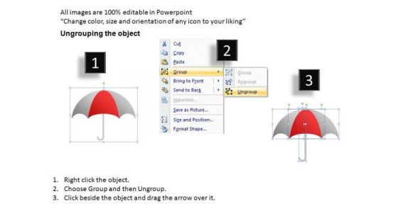 PowerPoint Design Slides Business Competition Umbrella Chart Ppt Presentation Designs