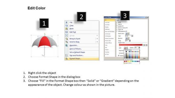 PowerPoint Design Slides Business Competition Umbrella Chart Ppt Presentation Designs