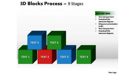 PowerPoint Design Slides Leadership Blocks Process Ppt Design