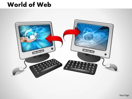 PowerPoint Design Slides Leadership World Of Web Ppt Template
