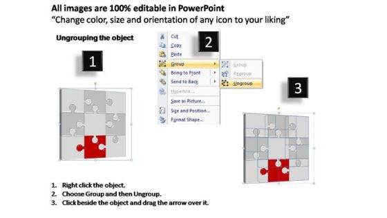 PowerPoint Design Slides Process Puzzle Process Ppt Template