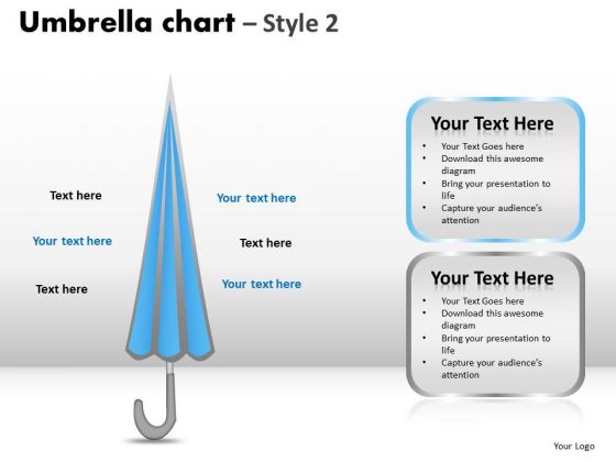 PowerPoint Design Slides Process Umbrella Chart Ppt Templates