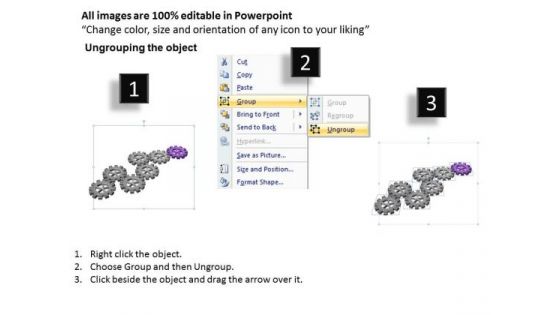PowerPoint Design Slides Strategy Gears Process Ppt Backgrounds