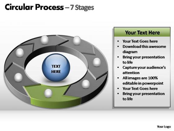 PowerPoint Design Slides Teamwork Circular Process Ppt Theme