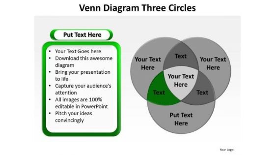 PowerPoint Design Success Venn Diagram Ppt Slides