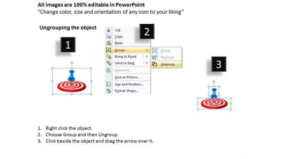 PowerPoint Design Target With Arrows Ppt Design