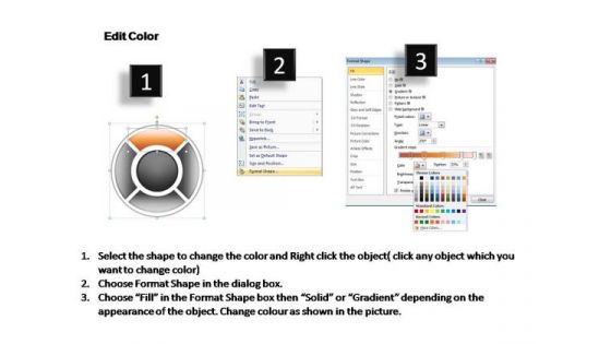 PowerPoint Design Teamwork Circular Process Ppt Theme