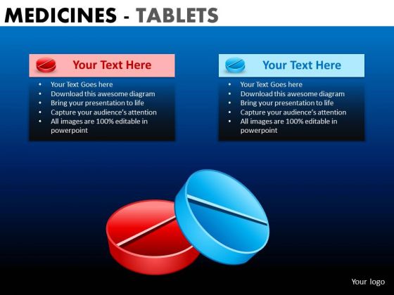PowerPoint Designs Business Teamwork Medicine Tablets Ppt Templates