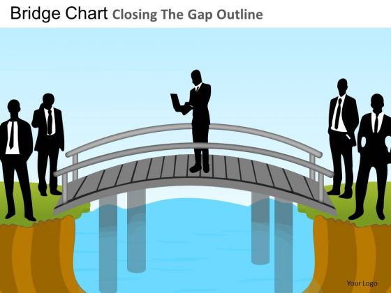 PowerPoint Designs Corporate Teamwork Bridge Chart Ppt Layout