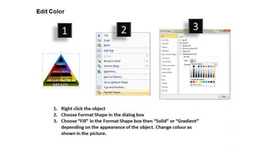 PowerPoint Designs Food Pyramid Success Ppt Slides