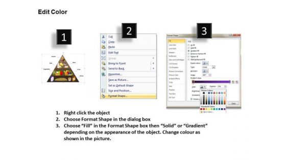 PowerPoint Designs Graphic Food Pyramid Ppt Presentation