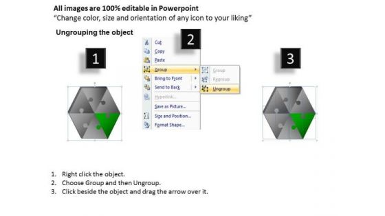 PowerPoint Designs Hexagon Puzzle Editable Ppt Design Slides