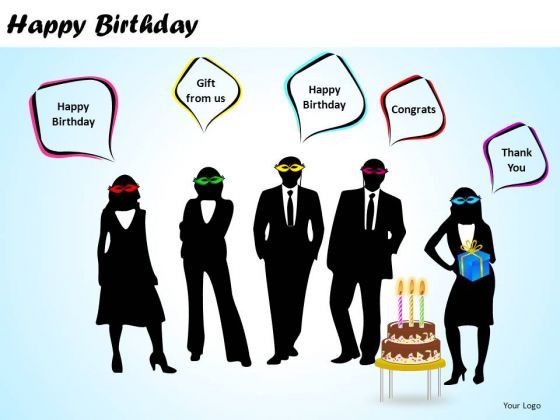 PowerPoint Designs Marketing Happy Birthday Ppt Designs